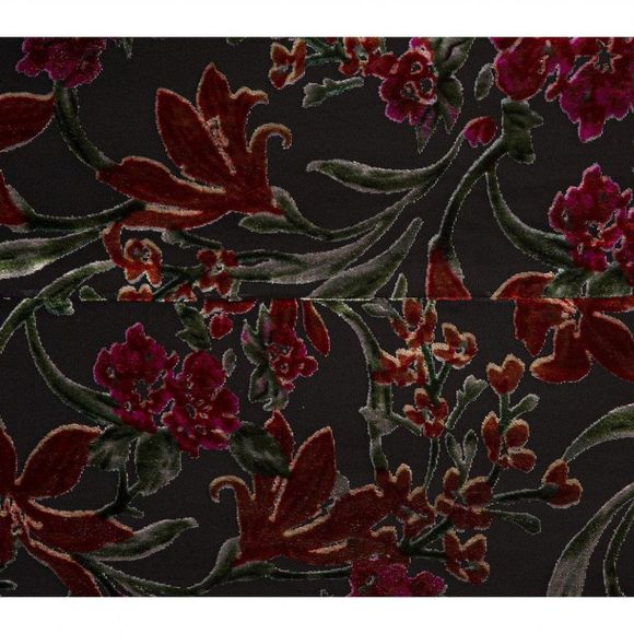 NWT Revolve House of Harlow 1960s Velvet Talita Dres Noir Floral Multi - SIZE M - Picture 4 of 4